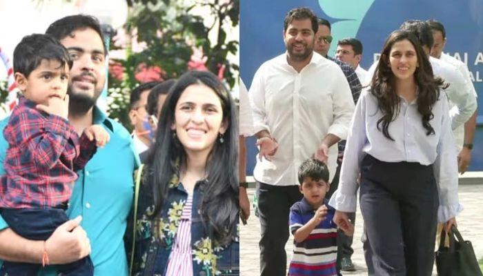 Akash Ambani And Wife, Shloka Attend An Event At DAIS, Baby Prithvi Wins Hearts With His Cute Antics