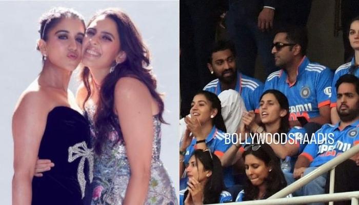 Shloka Mehta And Radhika Get Spotted Cheering For Team India While Akash Ambani Looks Serious