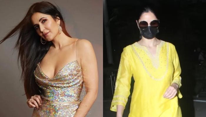 Katrina Kaif Opts For A Loose ‘Chanderi’ Silk Palazzo Set, Adds Fuel To Ongoing Pregnancy Rumours
