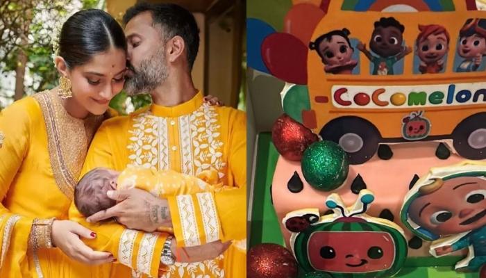 Sonam Kapoor’s Son, Vayu Turns 5 Months Old, She Arranges A Cutesy Cocomelon-Themed Cake For Him