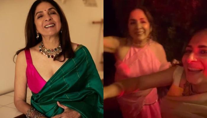 Neena Gupta Dons A Halter-Neck Blouse And Minimal Lehenga At A Wedding, Dances To ‘Laila Main Laila’