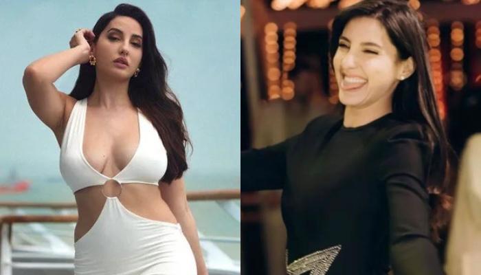 Nora Fatehi Dons A Balmain Fitted Dress Worth Rs 4 Lakhs At BFF’s Wedding, Flaunts Her Sexy Moves