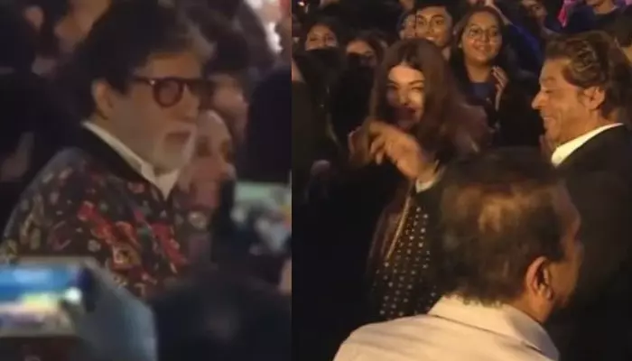 Aishwarya Rai Dance With Shah Rukh Khan On Deewangi Deewangi Song Amitabh Bachchan Reaction Viral Watch