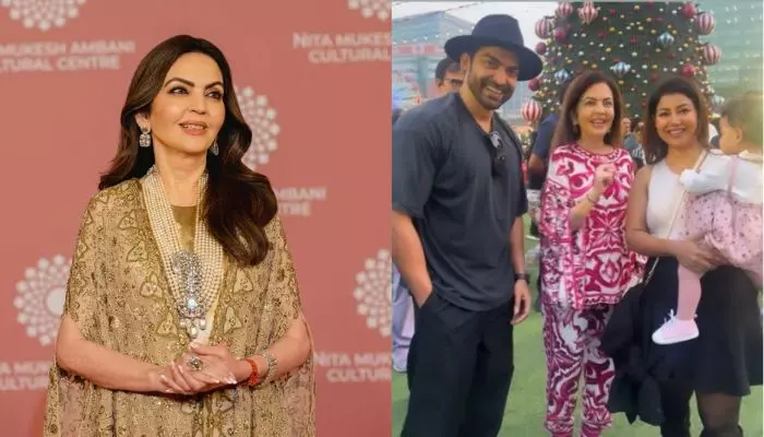 Nita Ambani Stuns In Dolce-Gabbana Co-Ords For Rs. 1.24 Lakhs, Wears Valentino Sandals For Rs. 76K