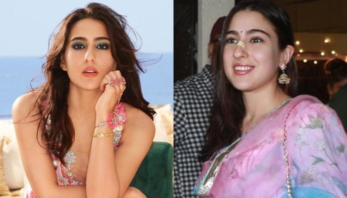 Sara Ali Khan's Bandaged Nose Grabs Eyeballs At Varun Dhawan's Party, Netizen Asks, 'Nose Job?'