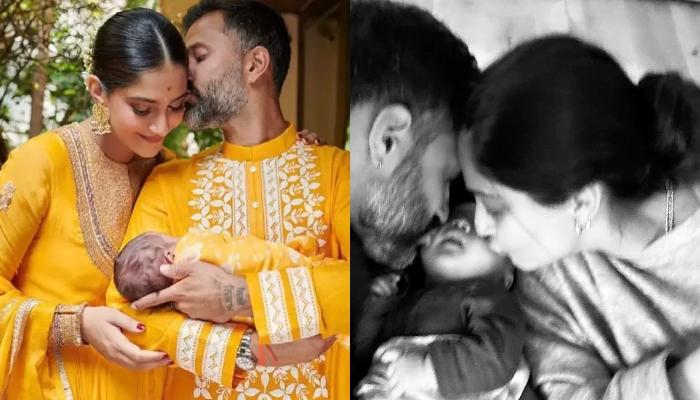 Sonam Kapoor Shares A Sneak Peek Of Hubby, Anand Ahuja’s Walk With Son, Vayu, Calls Them ‘My 2 Leos’