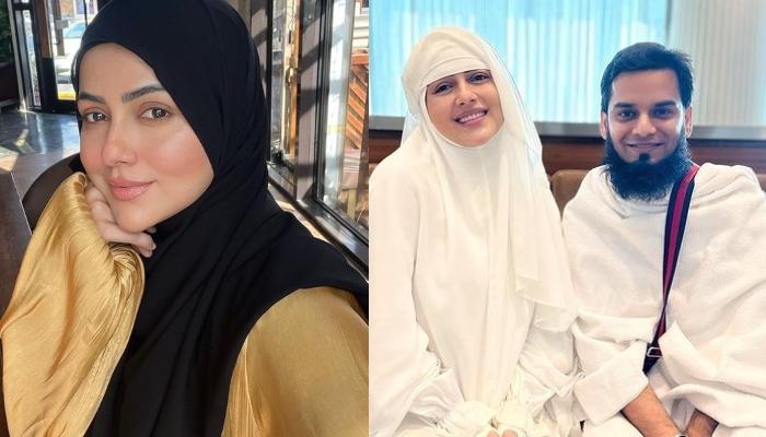Sana Khan Shares Photos Of Her ‘Special Umrah’ With Hubby, Anas Saiyad, Fans Speculate Her Pregnancy