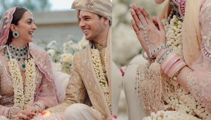 Kiara Advani Turns Modern Bride, Flaunts Pink ‘Chooda’ And ‘Kaleeras’ With Star And Name Trinkets
