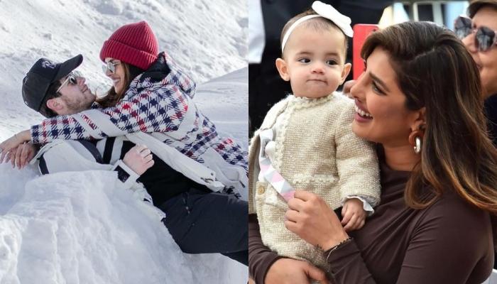 Priyanka Chopra And Nick Jonas Enjoy Romantic Moments On Aspen Trip, Daughter, Malti Steals The Show