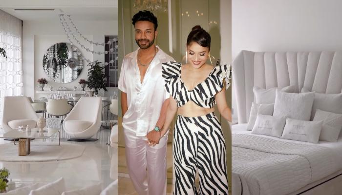 Ankita Lokhande And Vicky Jain’s Luxurious All White 8 BHK Apartment Has A Lavish Master Bedroom