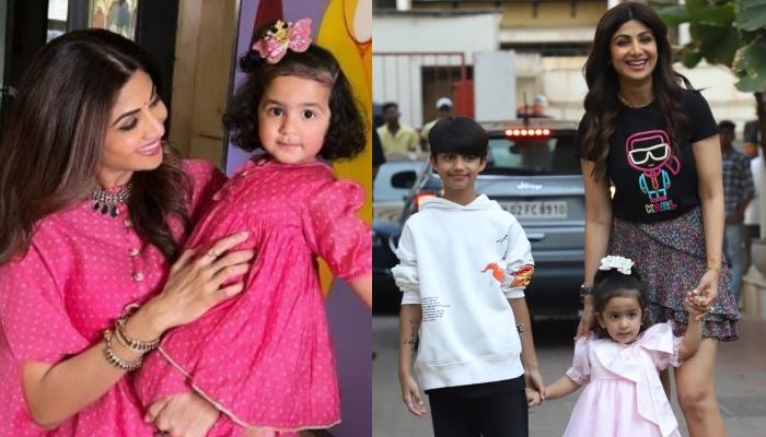 Shilpa Shetty’s Baby Girl, Samisha Turns Into A Princess As She Gets Spotted Ahead Of Her B’day Bash