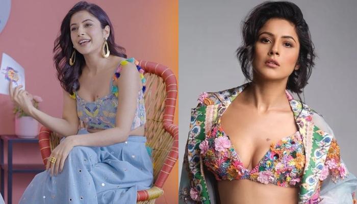 Shehnaaz Gill Dons 3-D Flower Bustier As She Turns Muse For Best Friend, Internet Hail Her Bold Look