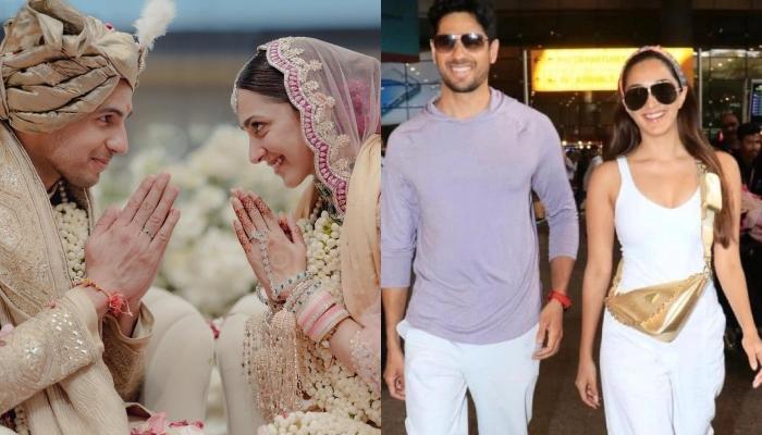 New Bride Kiara Advani Dons All-White Look As She Returns From Honeymoon With Sidharth Malhotra