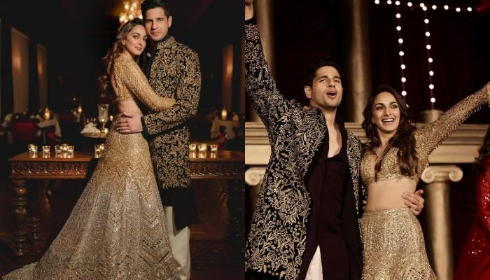 Sidharth And Kiara Drop Adorable Pics From Their ‘Sangeet’ Ceremony, She Stuns In A Golden Lehenga