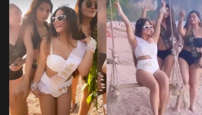 Krishna Mukherjee Shares Unseen Video From Bachelorette, Dons Bikini As She Parties By Beachside