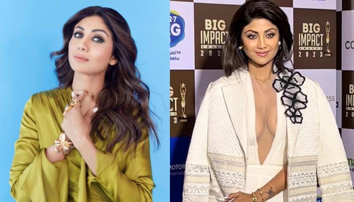 Shilpa Shetty Wore A Braless White Pant Suit At Award Event, Unimpressed Netizens Compare With Urfi