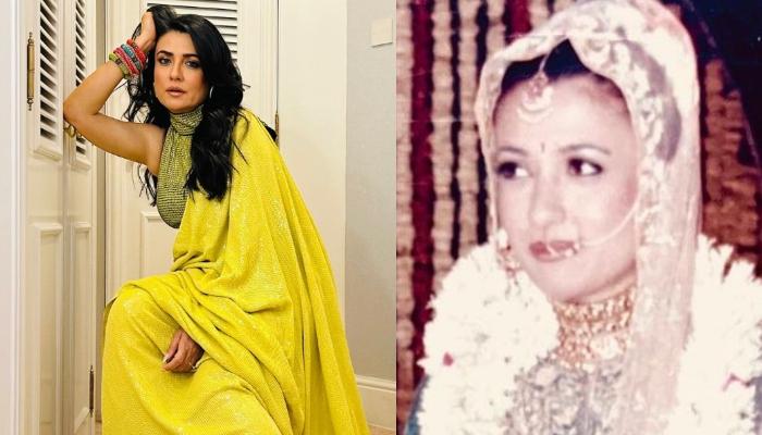Mini Mathur Self-Designed Her Lehenga And Wore Nani’s Vintage Jewellery 25 Years Ago For Her Wedding