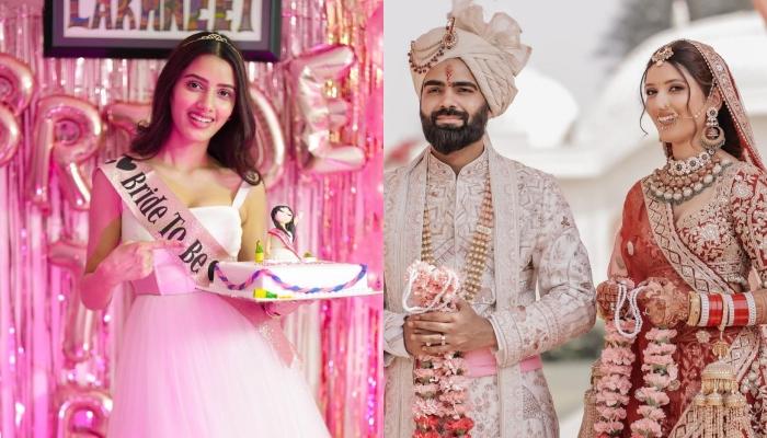 Influencer, Neetu Bisht Gets Married To Her BF, Lakhan, Dons A Red Lehenga And Contrasting Jewellery
