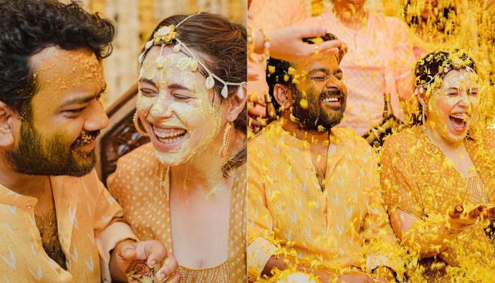 Maanvi Gagroo Drops Pictures From Her ‘Haldi’ Ceremony, Couple Twin In Stunning Shades Of Yellow