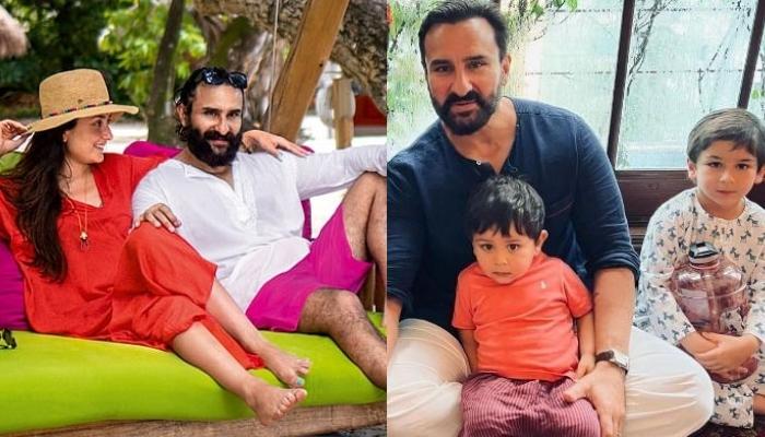 Saif Ali Khan And His Sons, Taimur And Jeh’s Encounter With World’s Tallest Animal In Africa