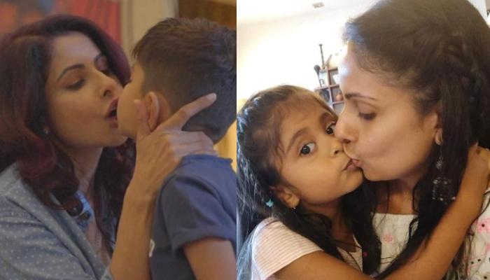 Chhavi Mittal Gives Befitting Reply To Trolls Who Insult The Actress For Kissing Her Kids On Lips