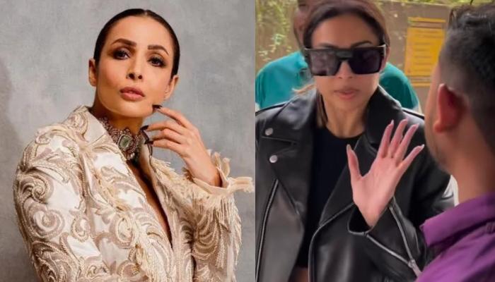 Malaika Arora Gets Uncomfortable As Fans Mobbed Her By Coming Too Close At The Airport To Click Pics