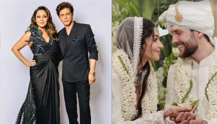 Shah Rukh Khan And Wifey, Gauri Khan Dance Their Hearts Out At Alanna Panday-Ivor Mc Cray’s Wedding