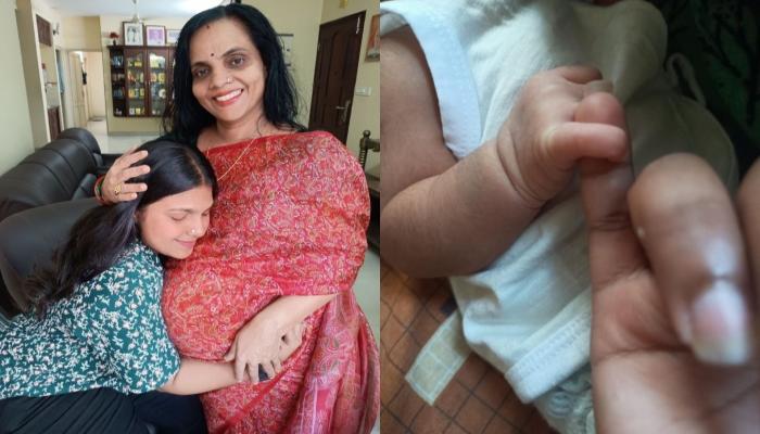 Arya Parvathi’s Mother Delivered A Baby Girl At The Age Of 47, Says ‘Why Would I Be Ashamed’