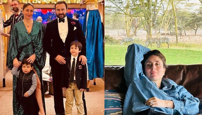 Kareena Kapoor Bids Adieu To Africa With Saif And Kids As They Were Boarding On A Private Helicopter
