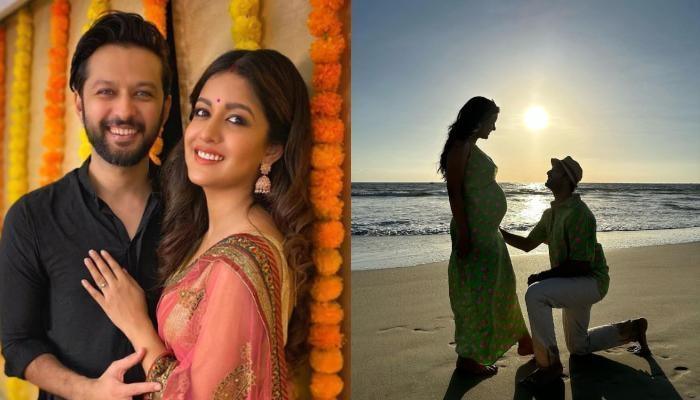 Ishita Dutta And Vatsal Sheth Announce Pregnancy With Sunset Pictures, Actor Kisses Her Baby Bump