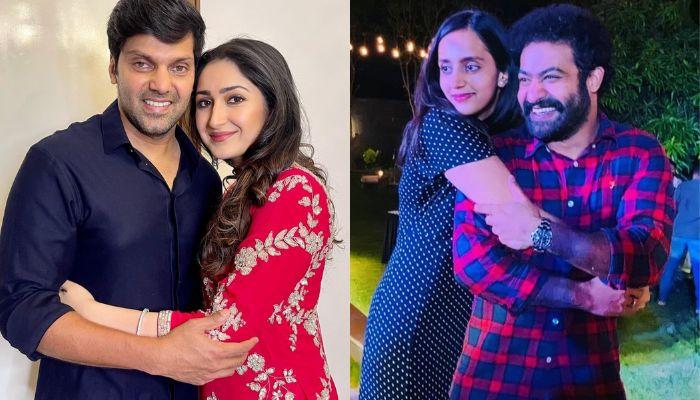 Celeb Tollywood Couples With A Huge Age Difference, From Sayyeshaa-Arya To Jr. NTR-Lakshmi Pranathi