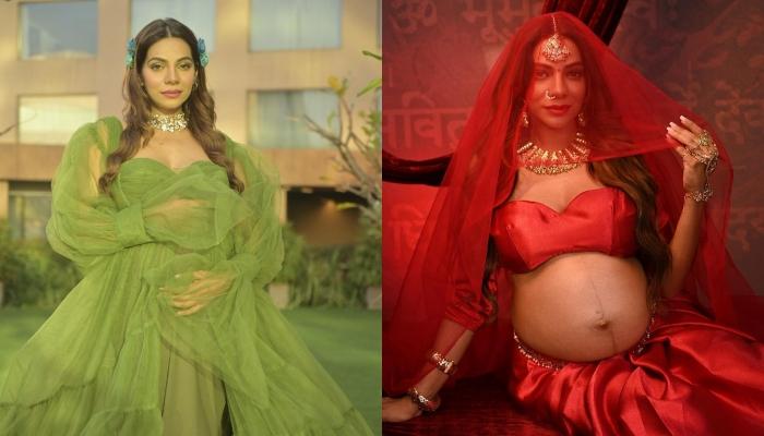 Mom-To-Be, Tanvi Thakkar Shares Pics From Maternity Shoot, Looks Regal In A Vintage Red Outfit