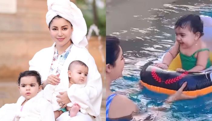 Debina Bonnerjee Enjoys Swimming Session With 1-Year-Old Lianna, The Latter Screams In Excitement