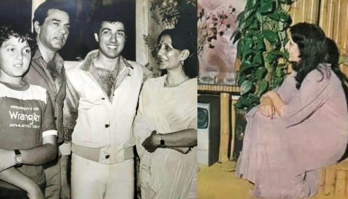 Dharmendra Looks Madly In Love With First Wife, Prakash Kaur In Unseen Pictures From Their Home