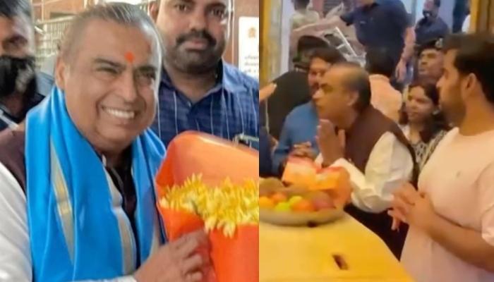 Mukesh Ambani Celebrates His 66th Birthday With Divine ‘Darshan’ At Siddhivinayak Temple