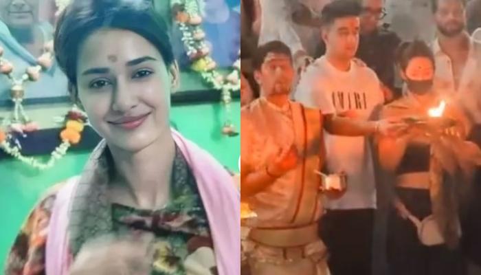 Read more about the article Disha Patani Covers Her Crop Top With A Shawl For Ganga Aarti, Netizen Says, ‘Poo Bani Parwati’
