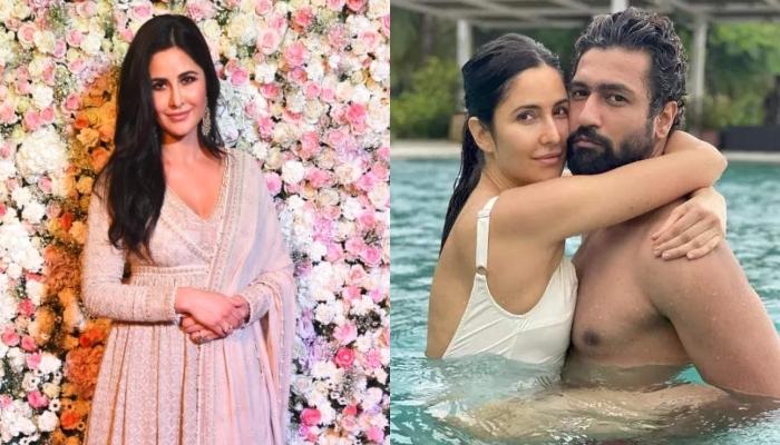 Read more about the article Katrina Kaif Tries To Hide Her Belly With ‘Dupatta’ At Arpita’s Eid Bash, Sparks Pregnancy Rumours