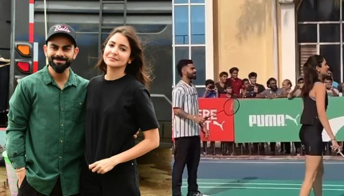 Read more about the article Anushka Sharma And Virat Kohli Set Internet On Fire As They Shell Couple Goals On Badminton Court