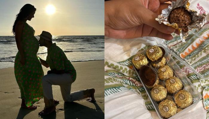 Read more about the article Mom-To-Be, Ishita Dutta Shares A Glimpse Of Her Pregnancy Cravings, Satiates It With Chocolate Balls
