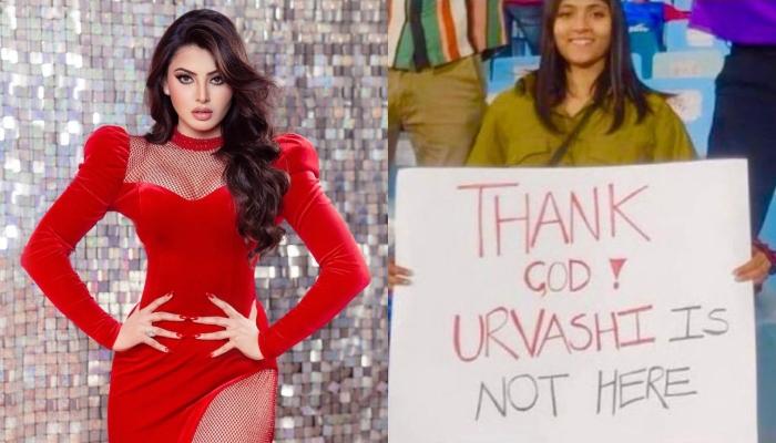 Urvashi Rautela Reacts To The Viral Placard Picture From The Stadium, Netizen Says, ‘Bas Kar Behen’