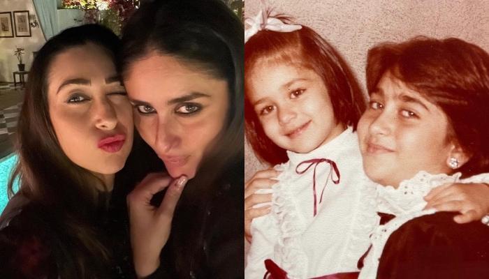 Kareena Kapoor Is All Smiles And Karisma Engrossed In Writing In A Childhood Photo Shared By Latter