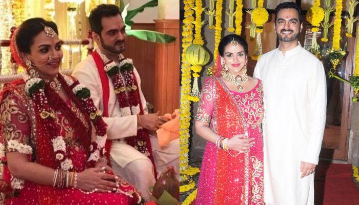 Esha Deol Had Re-Married Hubby, Bharat Takhtani In A Traditional Way On Her ‘Godbharai’ Ceremony