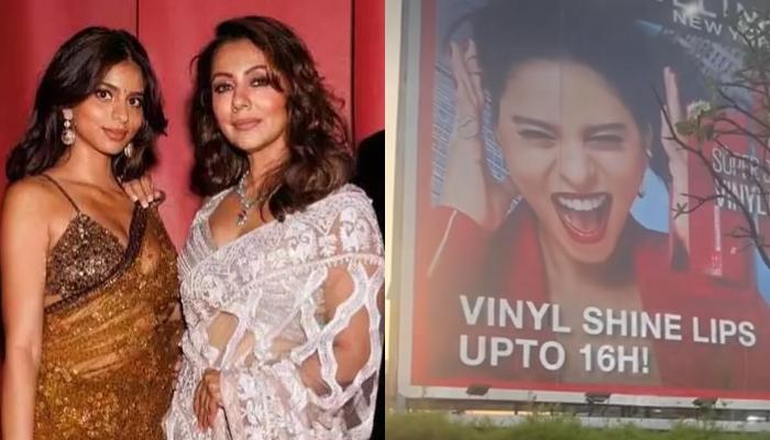 Gauri Khan Drops A Video Of Suhana Khan's Maybelline Hoarding, The Latter's Reaction Is Unmissable
