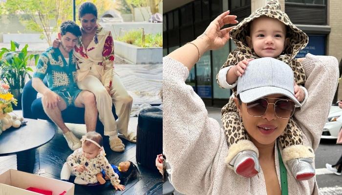 Nick Jonas Shares A Video Of PeeCee And Malti, Little One Looks Cute In A Tiger-Printed Co-ord Set