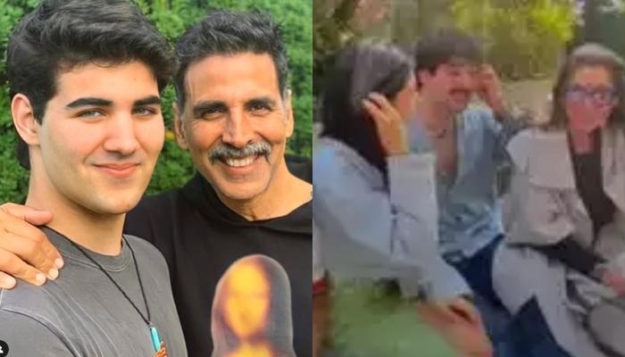 Akshay Kumar's Son, Aarav Kumar Keeps A Moustache Like His Father, His Cousin Naomika Shares Picture