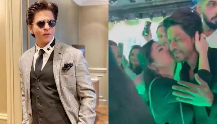 Read more about the article Shah Rukh Khan Kissed Forcefully By A Female Fan In Dubai, Fans Express Anger As Video Goes Viral