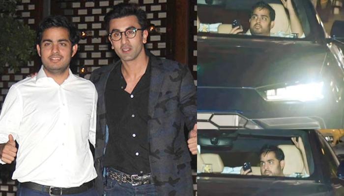 Second Time Daddy, Akash Ambani Is Spotted At Raha Kapoor's Doting ...