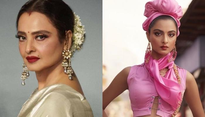 Read more about the article Rekha Looks Completely Unrecognizable As Myntra Reimagines Her As Barbie In AI-Generated Photos