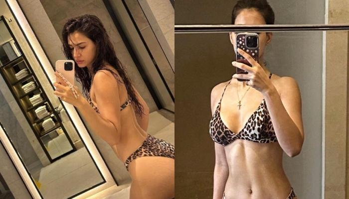Disha Patani Drops Sexy Photos In An Animal-Printed Bikini Set