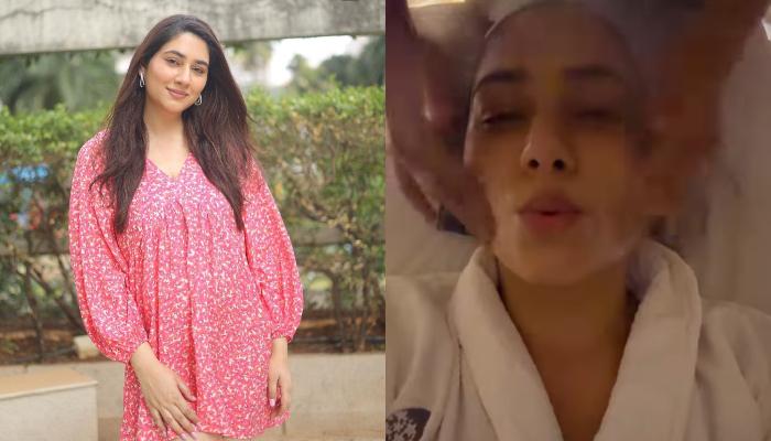 Read more about the article Mom-To-Be, Disha Parmar Pampers Herself With A Relaxing Skincare Session, Drops A Cutesy Video